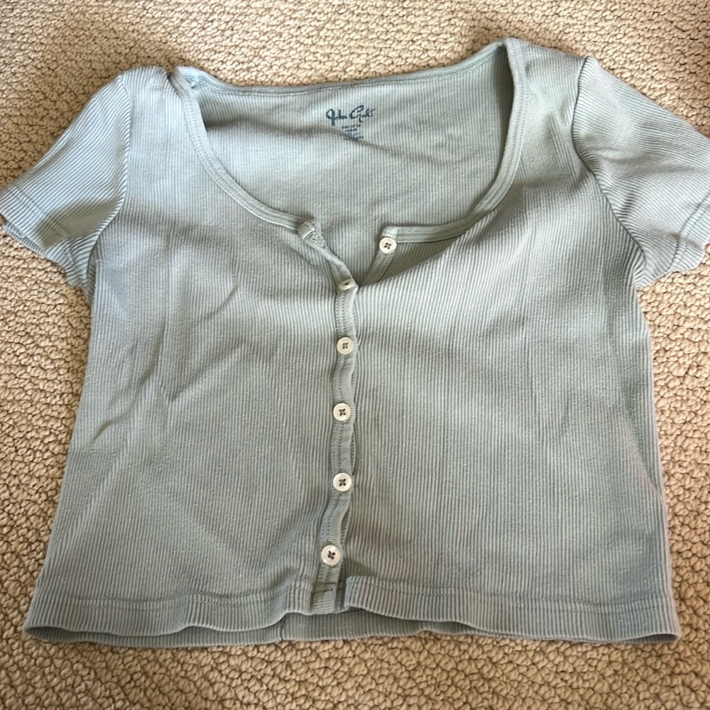 green brandy melville(john galt) top